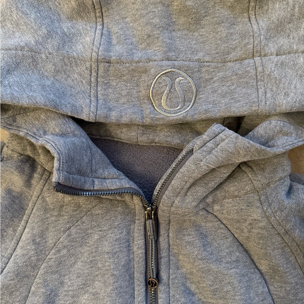 Lululemon Gray Scuba Full Zip-Up Hoodie (darker gray than cover photo) - Picture 3 of 4